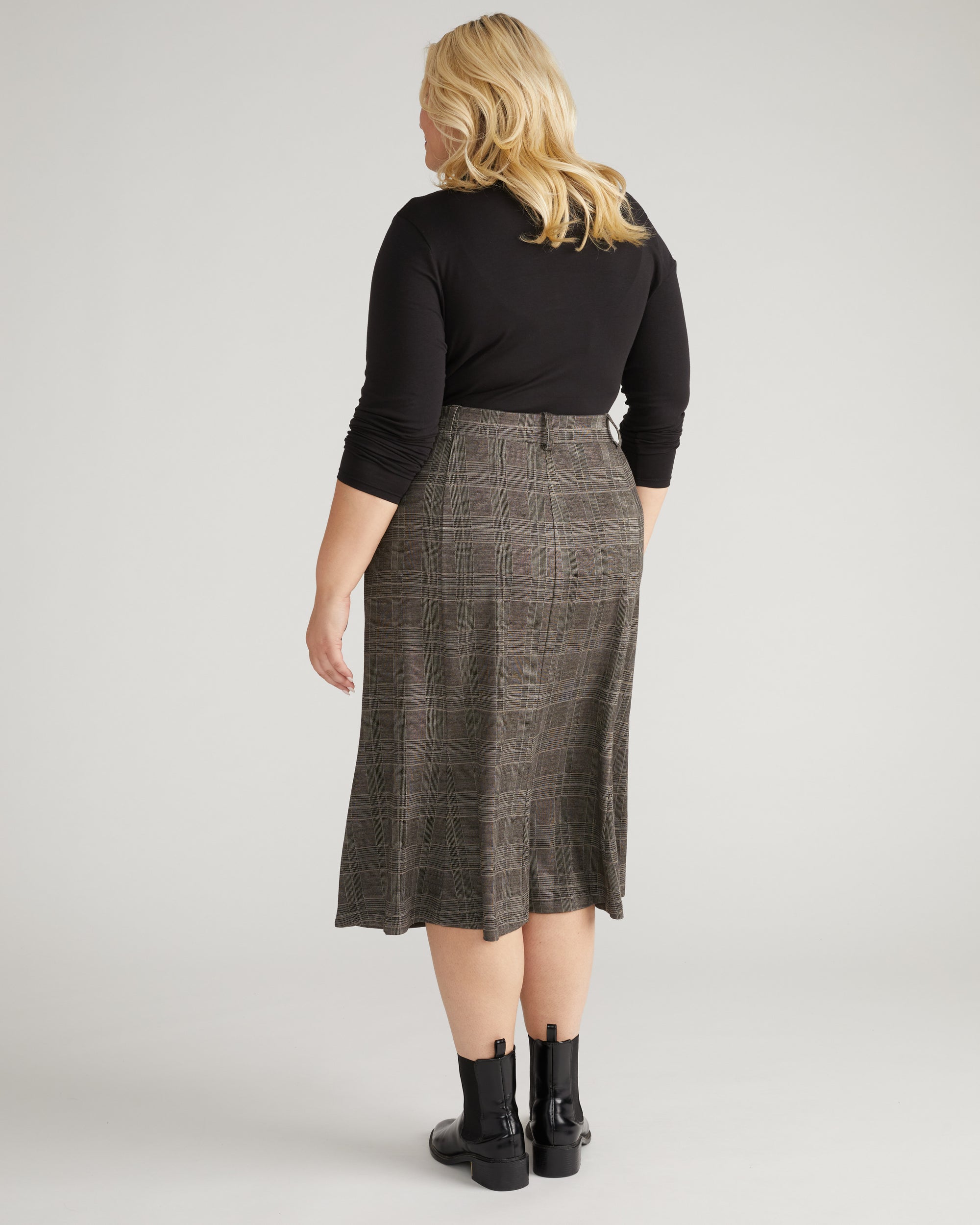Carla Ponte Skirt - British Plaid