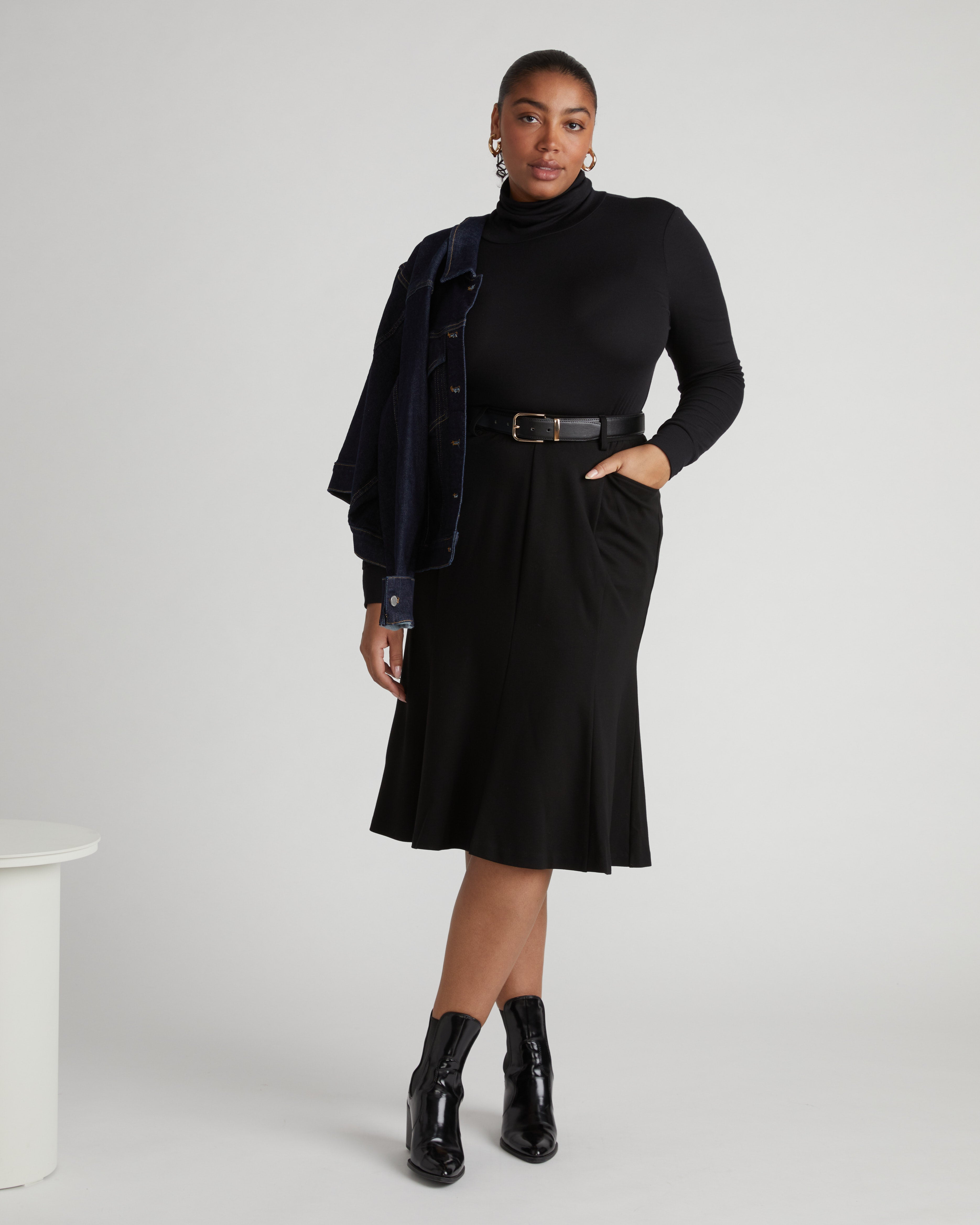 スカート ROTATE Woman Skirt Black 113087 100 Rotate Outlet: Skirt woman - Black | Rotate skirt 113087