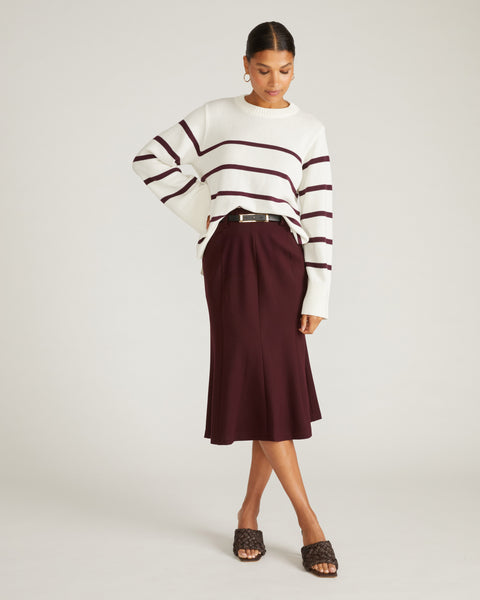 Carla Ponte Skirt - Black Cherry – Universal Standard
