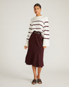 Carla Ponte Skirt - Black Cherry