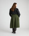 Aleya Pleated Ponte Skirt - Kombu Green | Plus Size & Straight Size Women's Fashion | Universal Standard