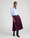 Aleya Pleated Ponte Skirt - Gamay | Plus Size & Straight Size Women's Fashion | Universal Standard