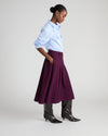 Aleya Pleated Ponte Skirt - Gamay | Plus Size & Straight Size Women's Fashion | Universal Standard