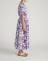 Tosca Linen Maxi Skirt - Purple Majolica Print | Plus Size & Straight Size Women's Fashion | Universal Standard
