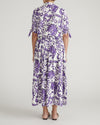 Tosca Linen Maxi Skirt - Purple Majolica Print | Plus Size & Straight Size Women's Fashion | Universal Standard