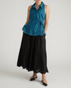 Tosca Embroidered Linen Maxi Skirt - Black | Plus Size & Straight Size Women's Fashion | Universal Standard