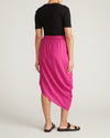 Geneva Linen Blend Skirt - Hyper Pink | Plus Size & Straight Size Women's Fashion | Universal Standard