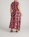Tessa Liquid Jersey Skirt - Pink Sgraffito Print | Plus Size & Straight Size Women's Fashion | Universal Standard