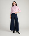 Renee Savvy Fine Knit Raglan Turtleneck - Pink Dreams
