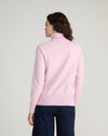 Renee Savvy Fine Knit Raglan Turtleneck - Pink Dreams