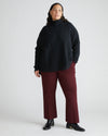Chevron Eco Blanket Sweater - Black