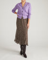 Better-Than-Wool Cardigan - Purple Posey