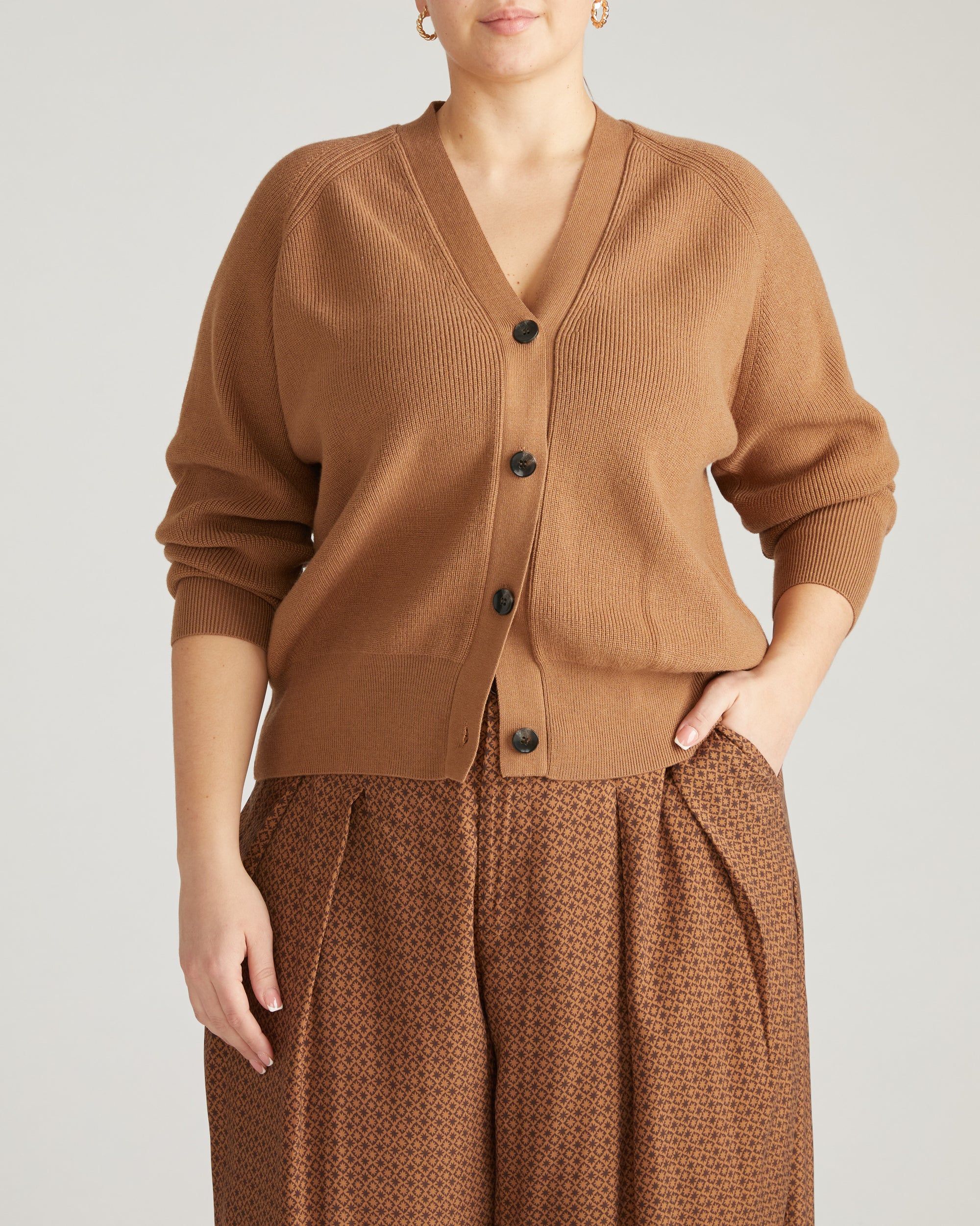 Better-Than-Wool Cardigan - Classic Camel