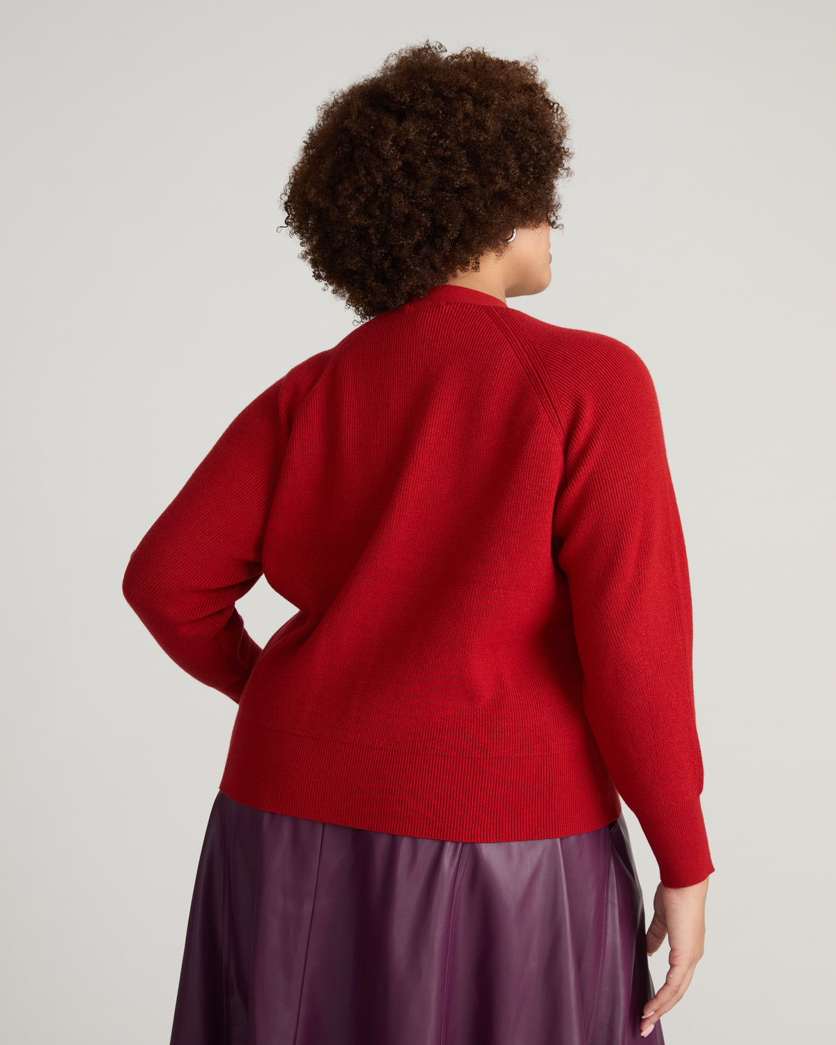 Better-Than-Wool Cardigan - Autumnal Red