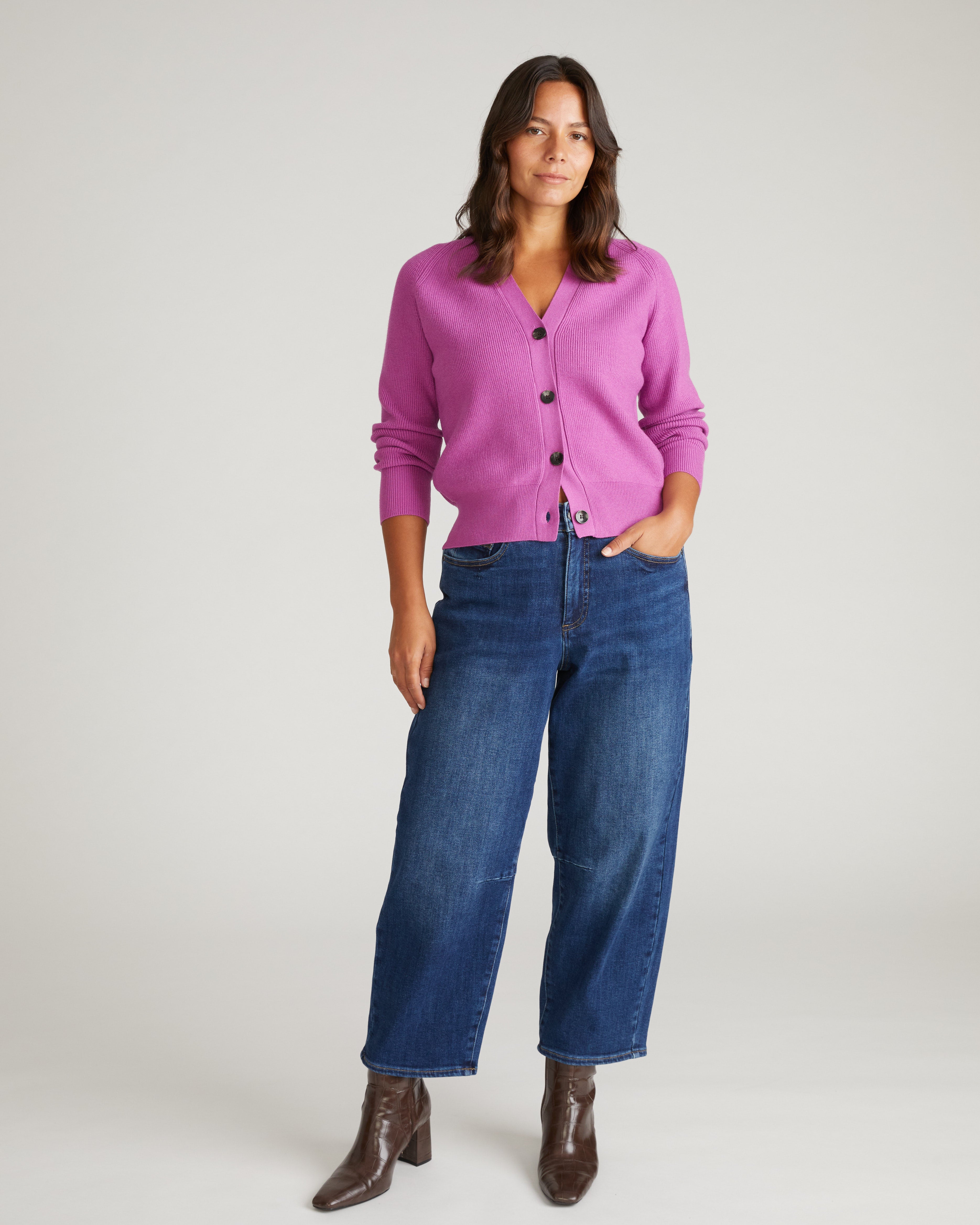 Better-Than-Wool Cardigan - Purple Vision – Universal Standard