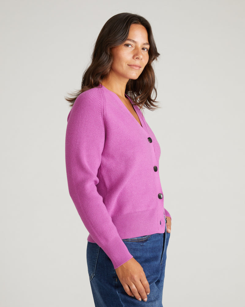 Better-Than-Wool Cardigan - Purple Vision