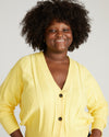 Cable Knit Cardigan - Banana Pudding