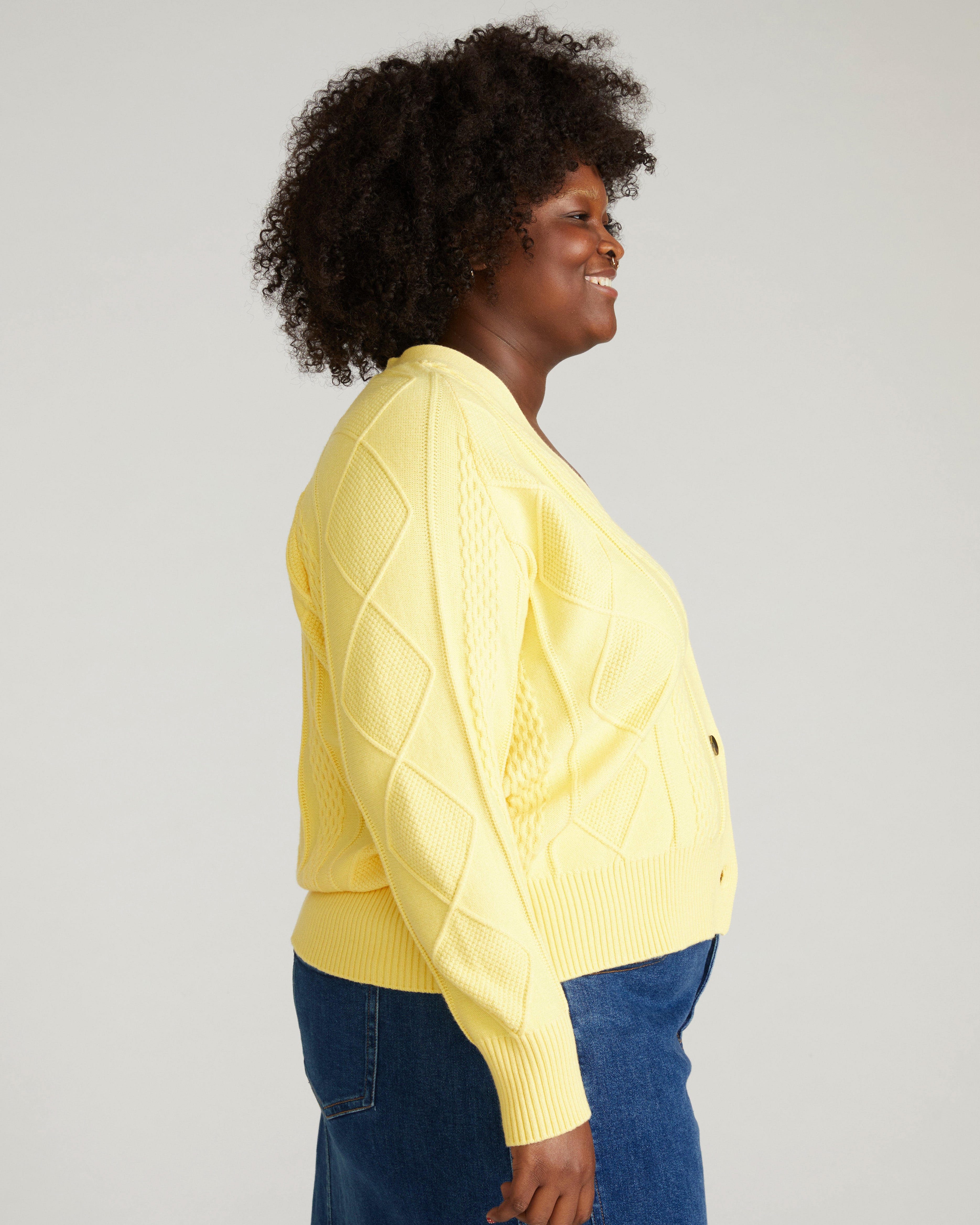 Cable Knit Cardigan - Banana Pudding – Universal Standard