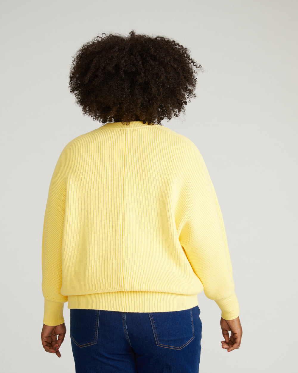 Better-Than-Wool Dolman Sweater - Banana Pudding