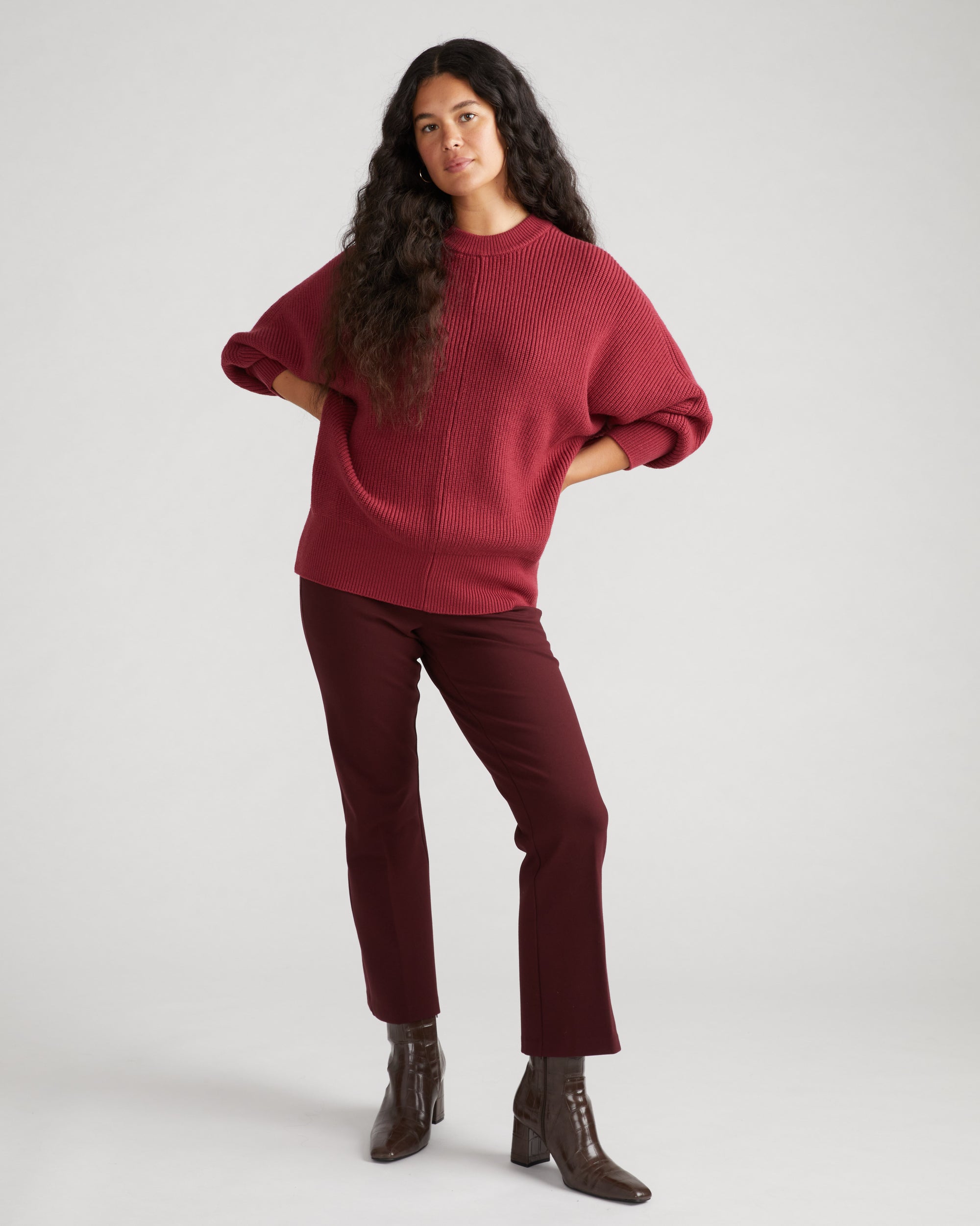 Better-Than-Wool Dolman Sweater - New York Red | Plus Size & Straight Size Women's Fashion | Universal Standard