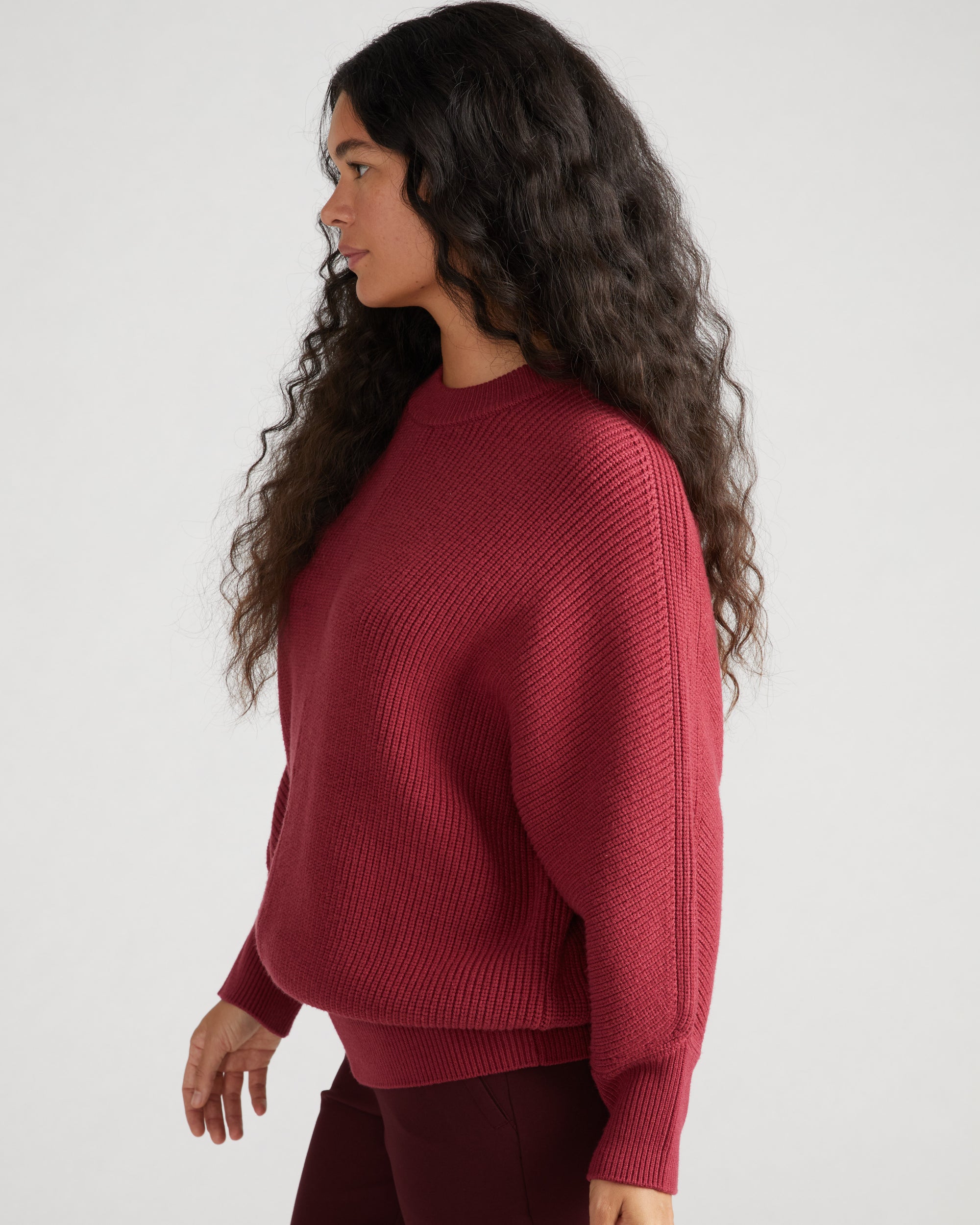 Better-Than-Wool Dolman Sweater - New York Red | Plus Size & Straight Size Women's Fashion | Universal Standard