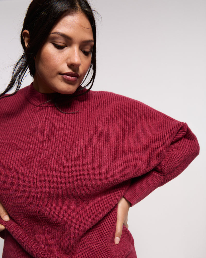Better-Than-Wool Dolman Sweater - New York Red | Plus Size & Straight Size Women's Fashion | Universal Standard