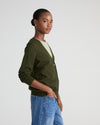 Savvy Fine Knit V-Neck Cardigan - Deep Moss | Plus Size & Straight Size Women's Fashion | Universal Standard