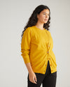 Savvy Fine Knit Cardigan - Mustard