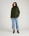 Better-Than-Wool Oversize Turtleneck Sweater - Deep Moss