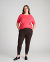 Savvy Fine Knit Sweater Top - Cinnamon Rose | Plus Size & Straight Size Women's Fashion | Universal Standard