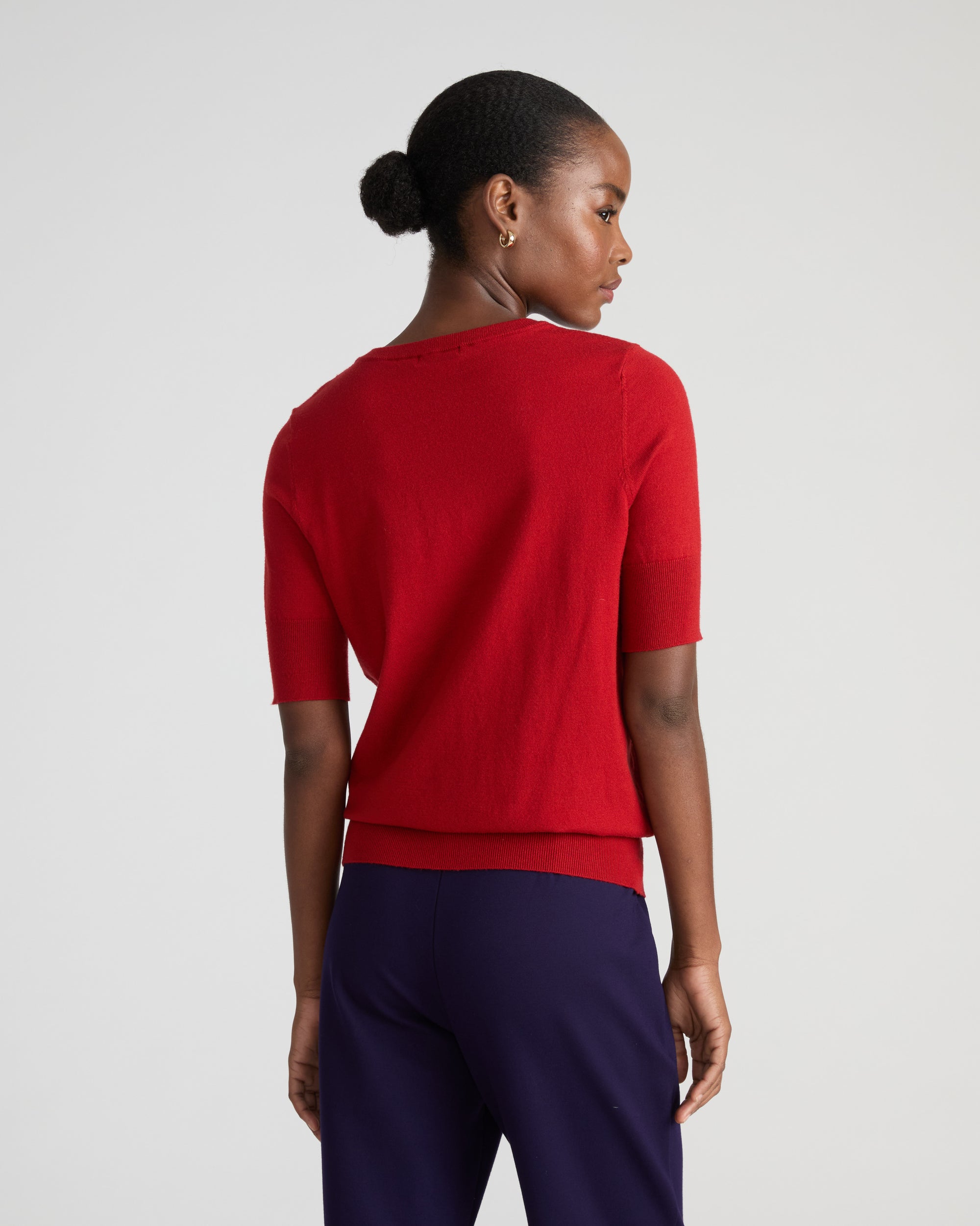Savvy Fine Knit Sweater Top - Autumnal Red | Plus Size & Straight Size Women's Fashion | Universal Standard