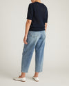 Rosie Pointelle Sweater Top - Navy | Plus Size & Straight Size Women's Fashion | Universal Standard