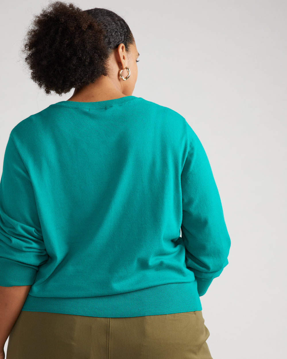 Savvy Fine Knit Crew Sweater - Poseidon