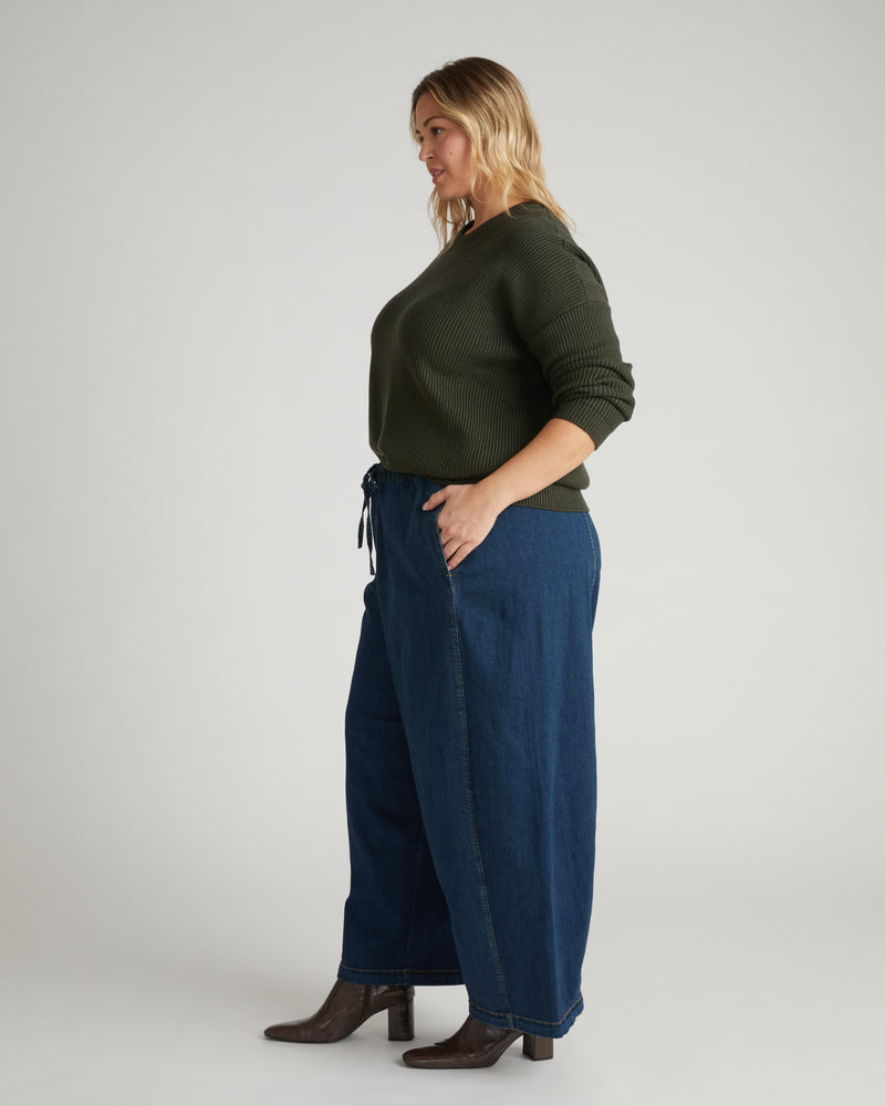 Bruno Sweater - Deep Hiking Green | Plus Size & Straight Size Women's Fashion | Universal Standard