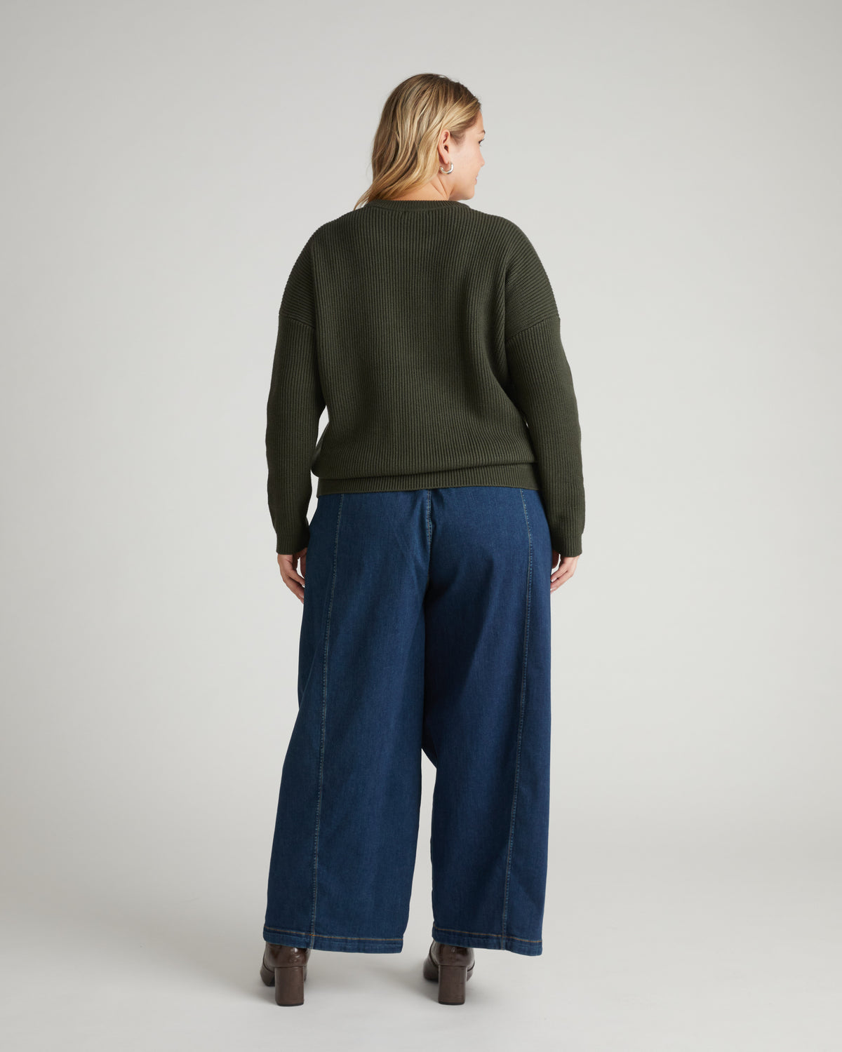 Bruno Sweater - Deep Hiking Green | Plus Size & Straight Size Women's Fashion | Universal Standard