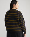 Bruno Sweater - Dark Ash/Gold Microstripe