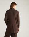 TravelKnit Minimalist Cardigan - Espresso