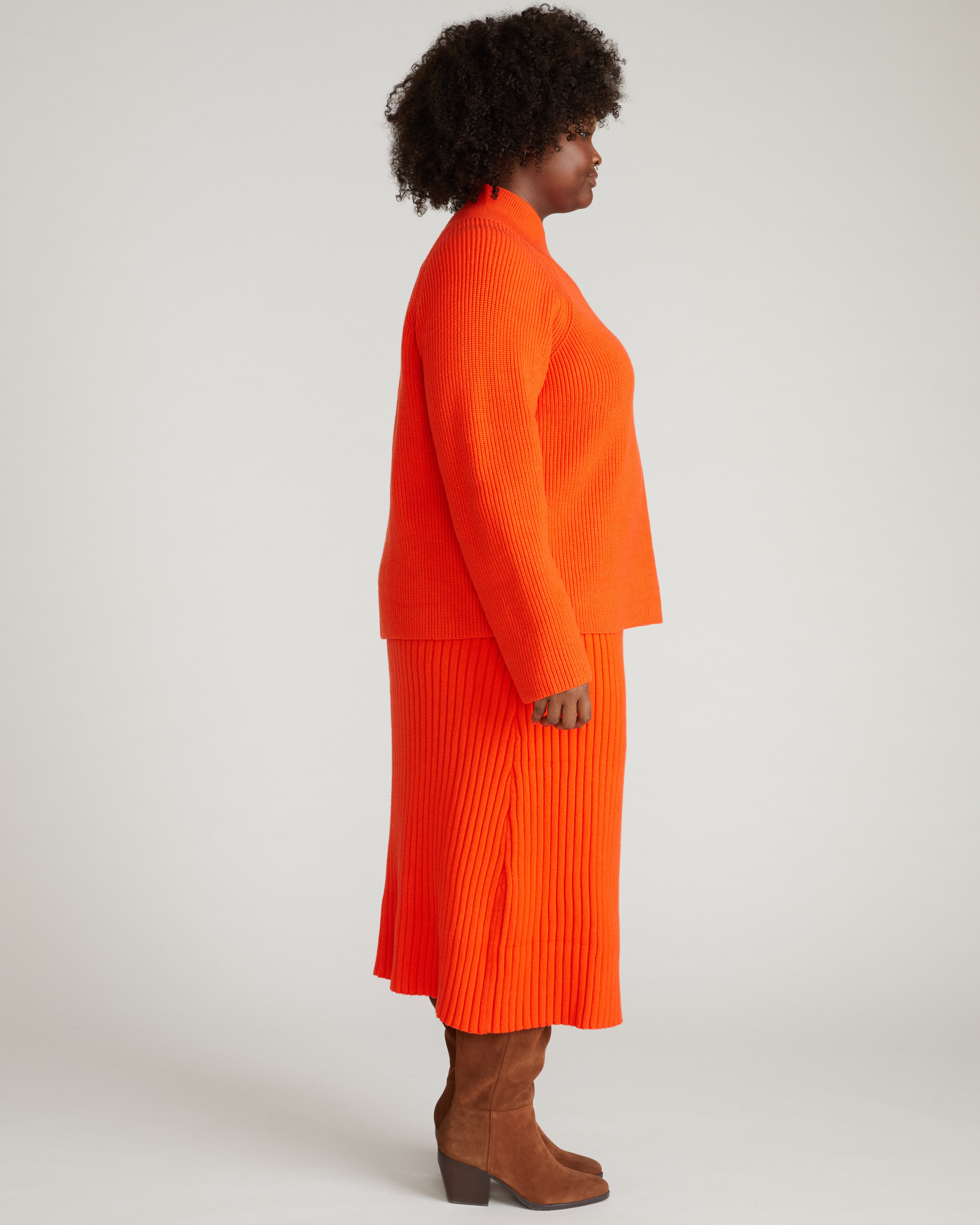 Arly Wrap Neck Sweater - Poppy – Universal Standard
