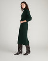Arly Wrap Neck Sweater - Green Gemstone