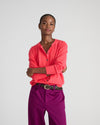 Savvy Fine Knit Crewneck Cardigan - Cinnamon Rose | Plus Size & Straight Size Women's Fashion | Universal Standard