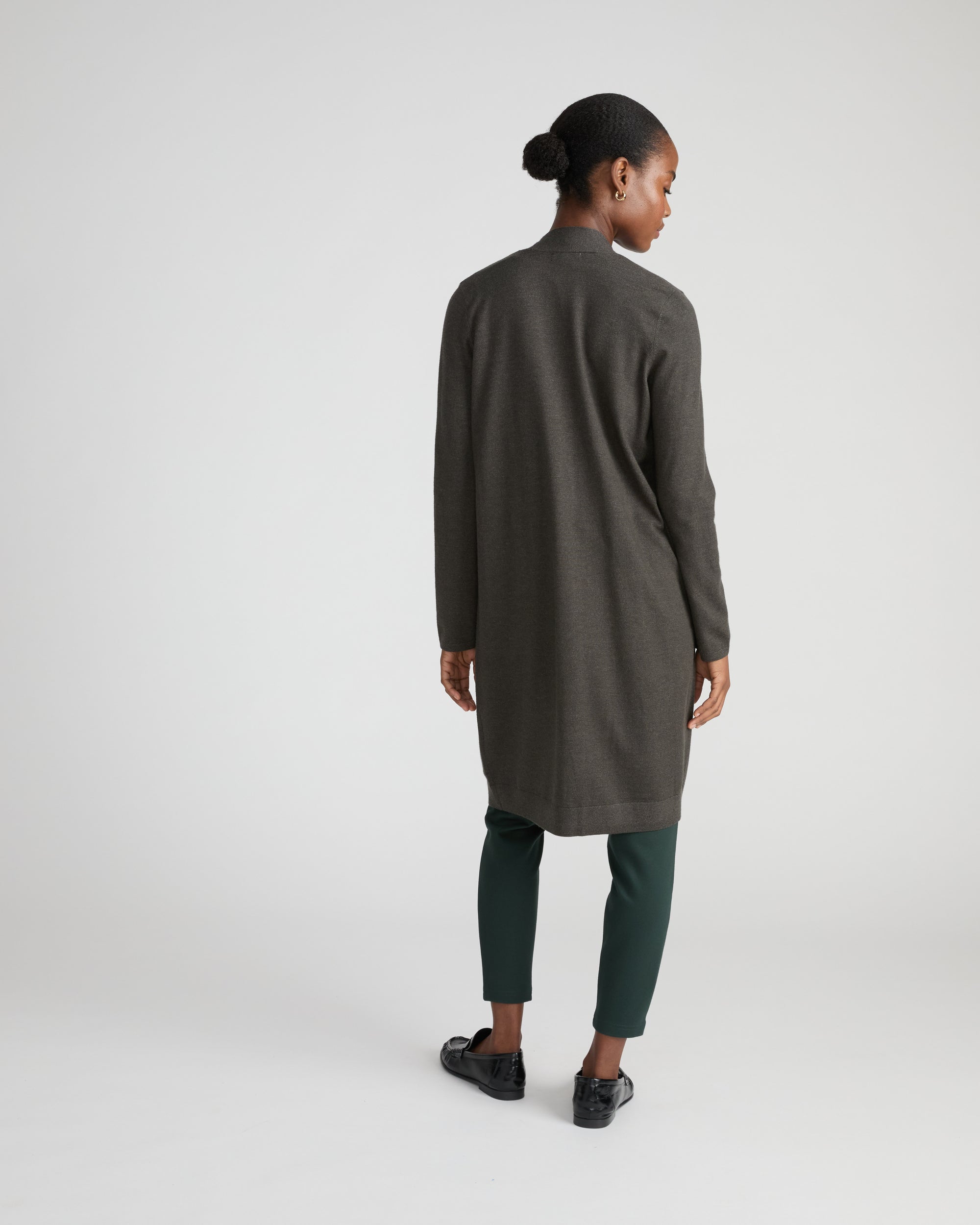 Savvy Double Knit Duster - Dark Gray | Plus Size & Straight Size Women's Fashion | Universal Standard