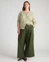 Savvy Fine Knit Crewneck Cardigan - Whisper of Sage | Plus Size & Straight Size Women's Fashion | Universal Standard