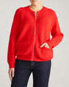 Better-Than-Wool Zip Cardigan - Lipstick