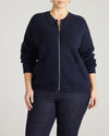 Better-Than-Wool Zip Cardigan - Midnight