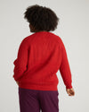 Better-Than-Wool Zip Cardigan - Autumnal Red
