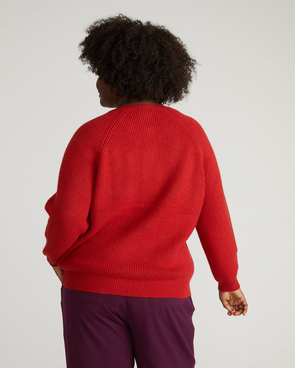 Better-Than-Wool Zip Cardigan - Autumnal Red