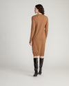 Savvy Fine Knit Everyday Sweater Dress - Classic Camel