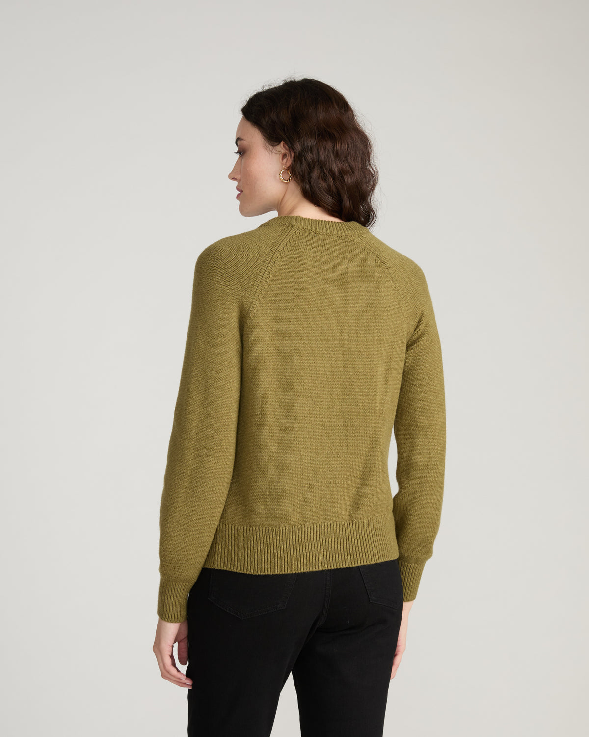 Soft Spun Long Sleeve Sweater - Capulet Olive