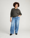 Soft Spun Long Sleeve Sweater - Dark Gray