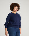 Soft Spun Long Sleeve Sweater - Navy